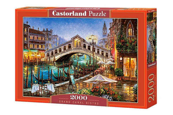 Castorland (C-200689) - "Grand Canal Bistro" - 2000 pieces puzzle