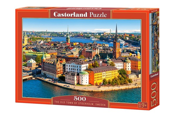 Castorland (B-52790) - "The Old Town of Stockholm, Sweden" - 500 pieces puzzle