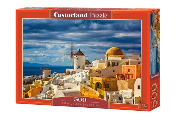 Castorland (B-52905) - "View of Oia Santorini" - 500 pieces puzzle