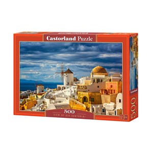Castorland (B-52905) - "View of Oia Santorini" - 500 pieces puzzle
