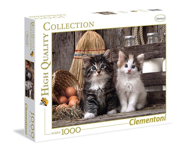 Clementoni (39340) - "Cute Kitties" - 1000 pieces puzzle