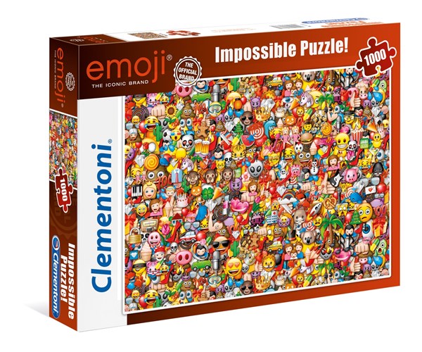 Clementoni (39388) - "Emoji" - 1000 pieces puzzle