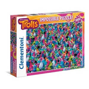 Clementoni (39369) - "Trolls" - 1000 pieces puzzle