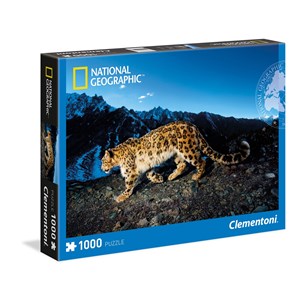 Clementoni (39376) - "Snow Leopard" - 1000 pieces puzzle