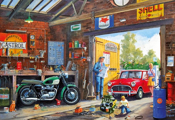 Gibsons (G2215) - Derek Roberts: "Daddy's Little Helper" - 100 pieces puzzle