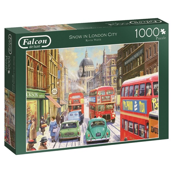 Falcon (11192) - Kevin Walsh: "Snow in London City" - 1000 pieces puzzle