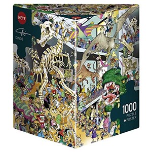 Heye (29409) - Giuseppe Calligaro: "Dinos" - 1000 pieces puzzle
