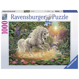 Ravensburger (19793) - "Mystical Unicorn" - 1000 pieces puzzle