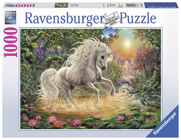 Ravensburger (19793) - "Mystical Unicorn" - 1000 pieces puzzle