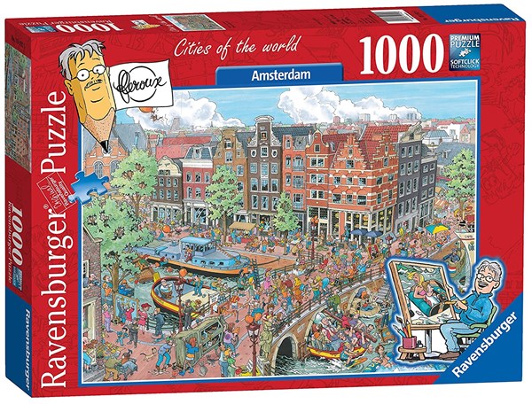 Ravensburger (19192) - "Amsterdam" - 1000 pieces puzzle