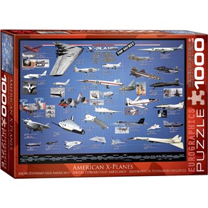 Eurographics (6000-0248) - "American X-Planes" - 1000 pieces puzzle