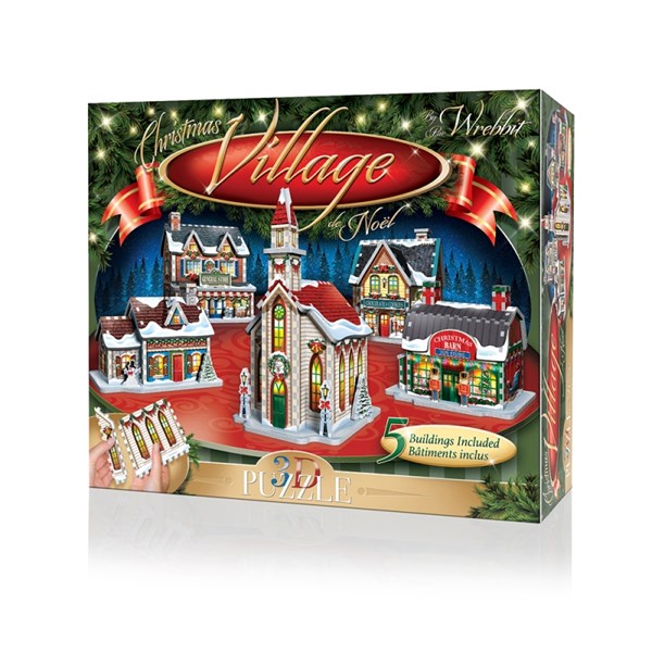 Wrebbit (WSP-5601) - "Christmas Village" - 116 pieces puzzle