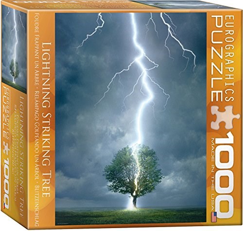 Eurographics (8000-4570) - "Lightning Striking Tree" - 1000 pieces puzzle