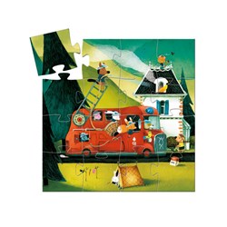 Djeco (07269) - "Fire Truck" - 16 pieces puzzle
