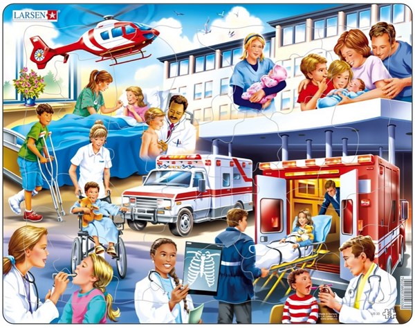 Larsen (US33) - "Hospital" - 25 pieces puzzle