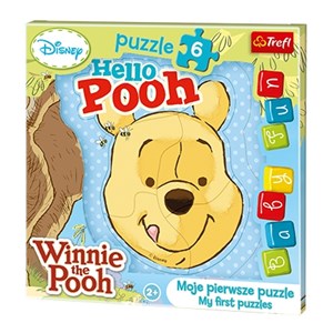 Trefl (36115) - "Hello Pooh" - 6 pieces puzzle