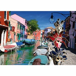 D-Toys (62154-EC10) - "Burano, Italy" - 1000 pieces puzzle