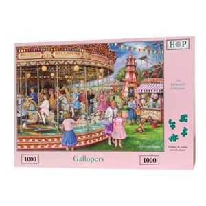 The House of Puzzles (3190) - "Gallopers" - 1000 pieces puzzle