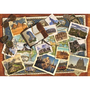 Jumbo (18588) - "Wonders of the World" - 2000 pieces puzzle