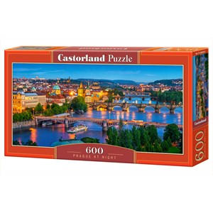 Castorland (B-060061) - "Prague at Night" - 600 pieces puzzle