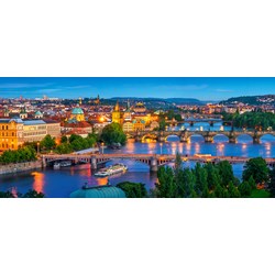 Castorland (B-060061) - "Prague at Night" - 600 pieces puzzle