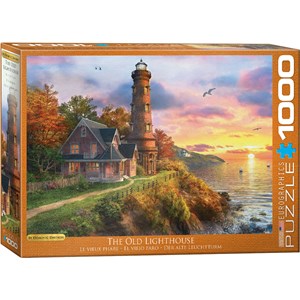 Eurographics (6000-0965) - Dominic Davison: "The Old Lighthouse" - 1000 pieces puzzle