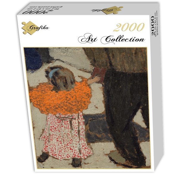 Grafika (01809) - Edouard Vuillard: "Child Wearing a Red Scarf, 1891" - 2000 pieces puzzle