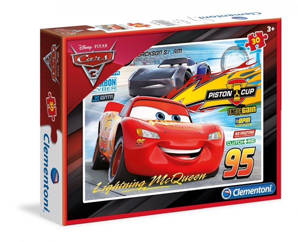 Clementoni (08513) - "Cars 3" - 30 pieces puzzle
