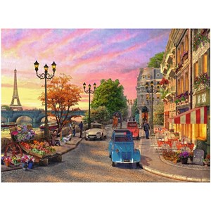 Ravensburger (14505) - Dominic Davison: "Evening in Paris" - 500 pieces puzzle