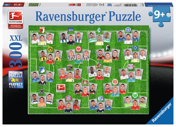 Ravensburger (13212) - "German Football Liga" - 300 pieces puzzle