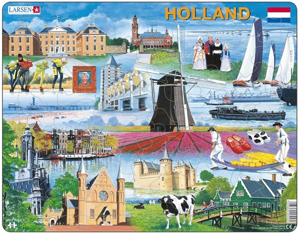 Larsen (KH10) - "Holland Souvenir" - 66 pieces puzzle