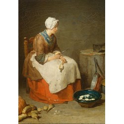 Grafika (01122) - Jean-Baptiste-Siméon Chardin: "The Kitchen Maid, 1738" - 1000 pieces puzzle
