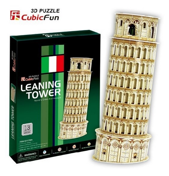 Cubic Fun (C706H) - "PisaTower" - 13 pieces puzzle