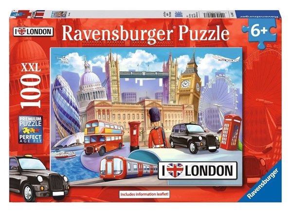 Ravensburger (10607) - "London" - 100 pieces puzzle