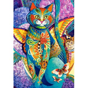 Castorland (C-151448) - David Galchutt: "Feline Fiesta" - 1500 pieces puzzle