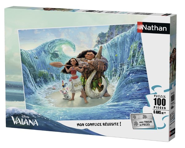 Nathan (86746) - "Disney Vaiana" - 100 pieces puzzle
