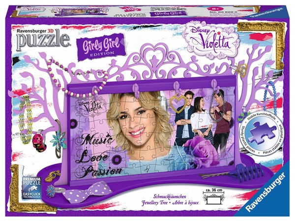Ravensburger (12092) - "Jewellery Tree, Violetta" - 108 pieces puzzle