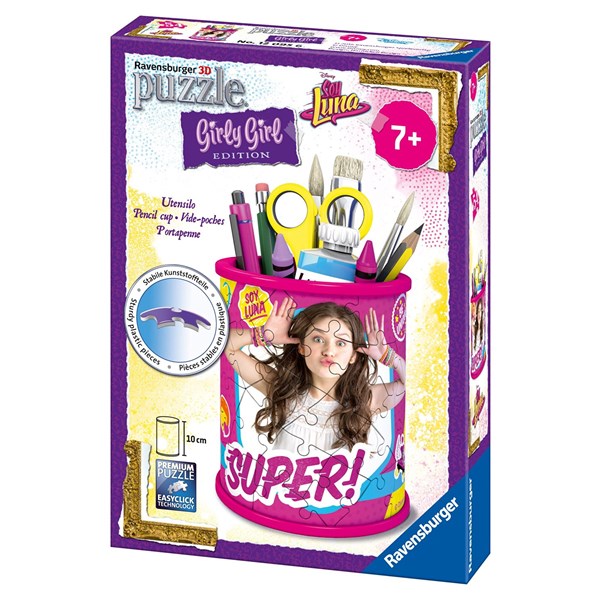 Ravensburger (12095) - "Pencil Cup Soy Luna" - 54 pieces puzzle