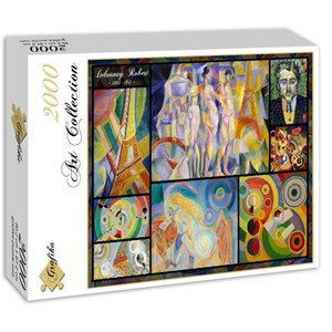 Grafika (00841) - Robert Delaunay: "Collage" - 2000 pieces puzzle