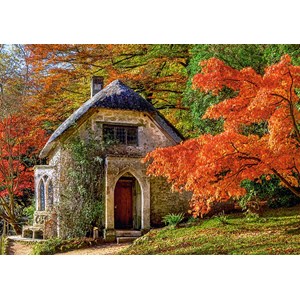 Castorland (B-52806) - "Gothic House in Autumn" - 500 pieces puzzle