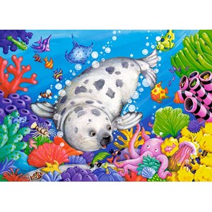 Castorland (B-06892) - "On the Coral Reef" - 60 pieces puzzle