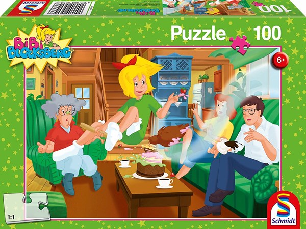 Schmidt Spiele (56047) - "Bibi and Tina, Birthday Surprise" - 100 pieces puzzle