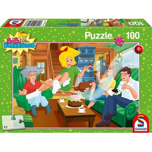 Schmidt Spiele (56047) - "Bibi and Tina, Birthday Surprise" - 100 pieces puzzle