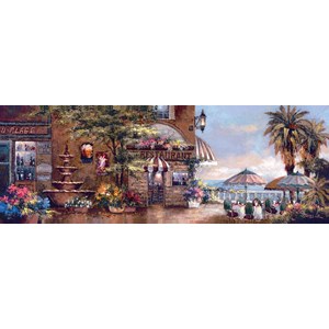 Art Puzzle (4421) - James Lee: "Cafe Walk II" - 1000 pieces puzzle