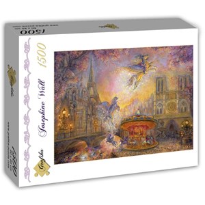 Grafika (T-00278) - Josephine Wall: "Magical Merry Go Round" - 1500 pieces puzzle