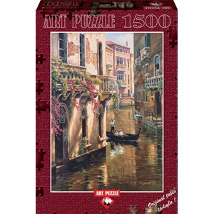 Art Puzzle (4612) - Sung Kim: "Afternoon Chat" - 1500 pieces puzzle