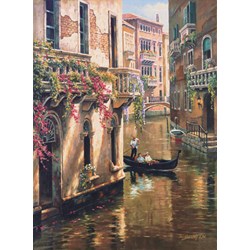 Art Puzzle (4612) - Sung Kim: "Afternoon Chat" - 1500 pieces puzzle