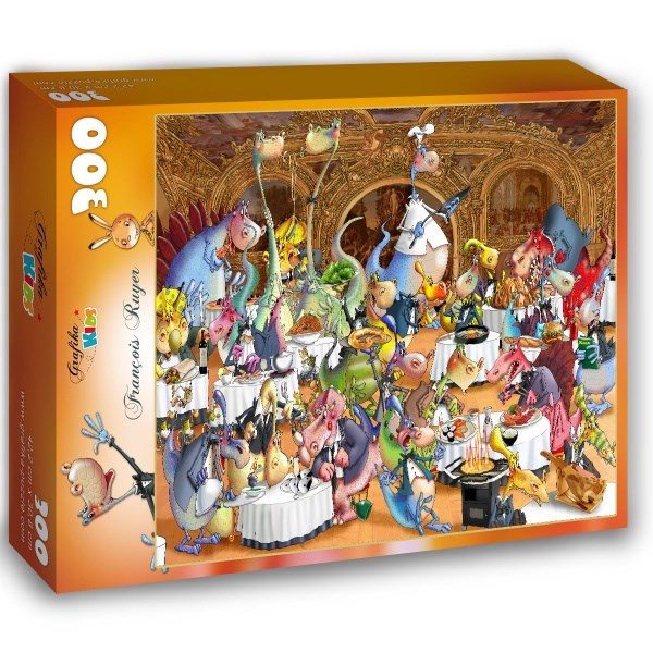 Grafika Kids (00919) - François Ruyer: "Restaurant" - 300 pieces puzzle