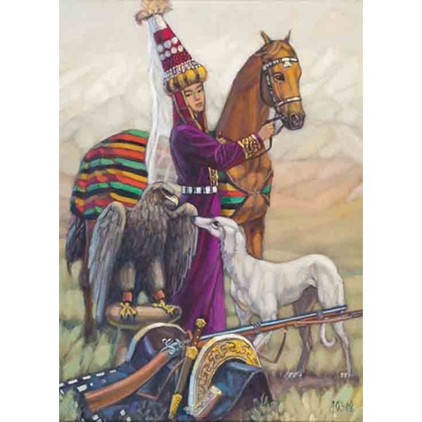 Gold Puzzle (60218) - "Seven Treasures" - 1000 pieces puzzle