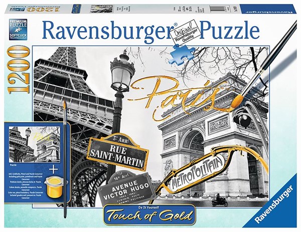 Ravensburger (19935) - "Golden Paris" - 1200 pieces puzzle